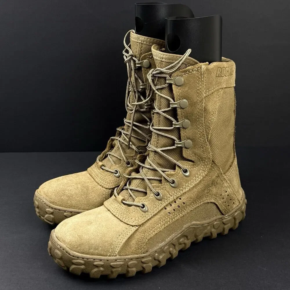 Rocky S2V Special Ops Tactical Military Boots Men’s 7.5 Coyote Brown 8” New